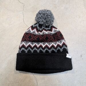 Coal Beanie Mens OSFM Red Black Pom Pom Outdoor Casual